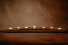 Load image into Gallery viewer, 7 Piece Candle Holder Oak Stave. Whisky Gifts and Accessories
